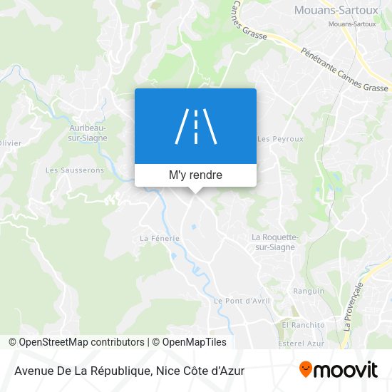 Avenue De La République plan