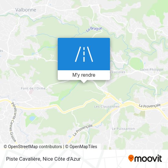 Piste Cavalière plan