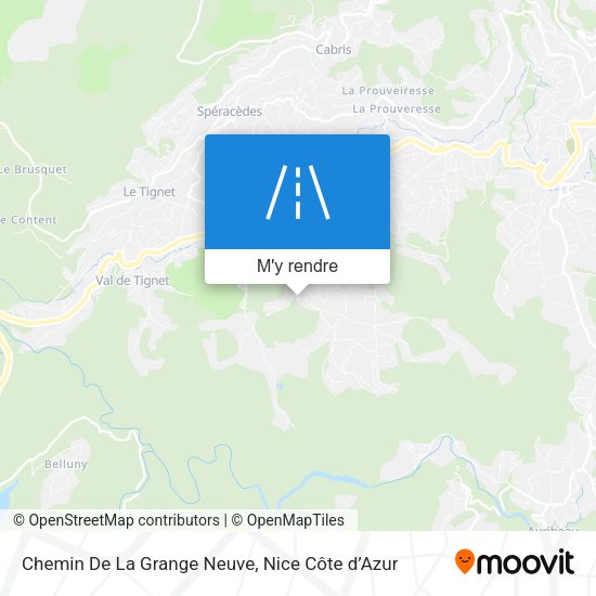 Chemin De La Grange Neuve plan