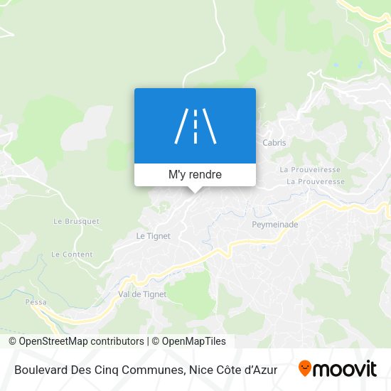 Boulevard Des Cinq Communes plan