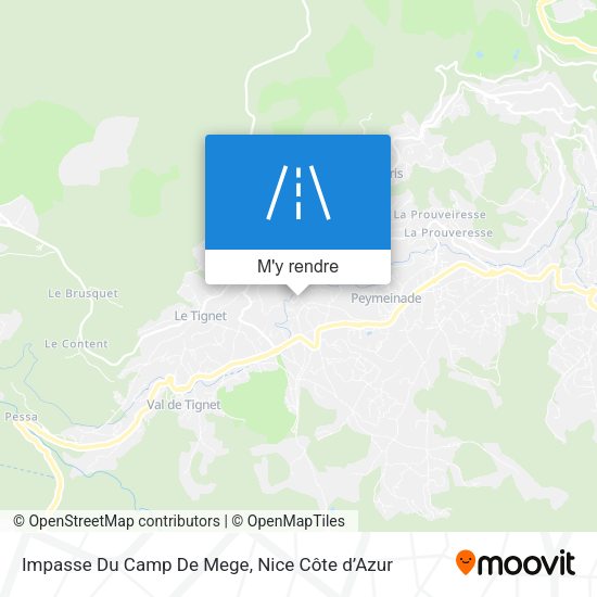 Impasse Du Camp De Mege plan