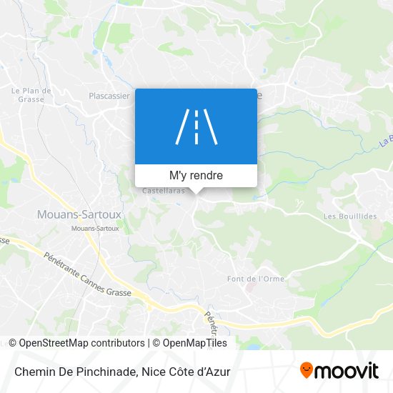Chemin De Pinchinade plan