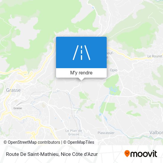 Route De Saint-Mathieu plan
