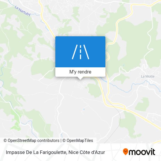 Impasse De La Farigoulette plan