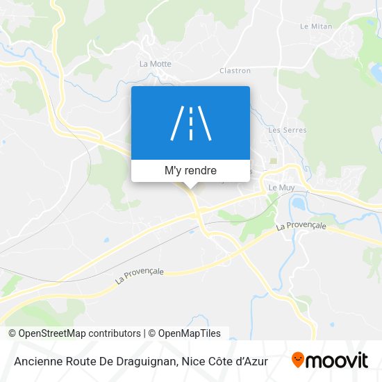 Ancienne Route De Draguignan plan