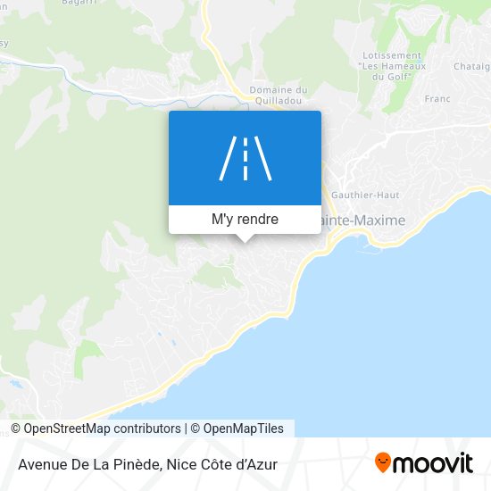 Avenue De La Pinède plan