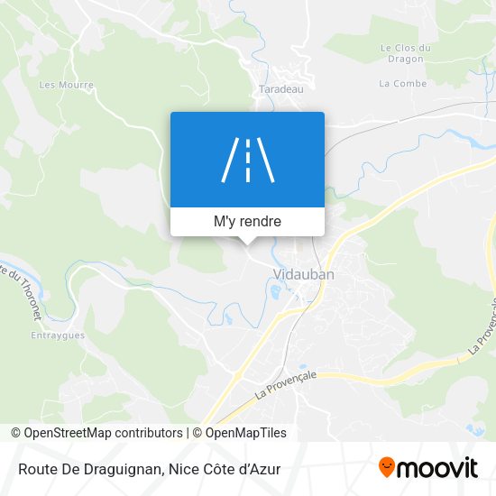 Route De Draguignan plan