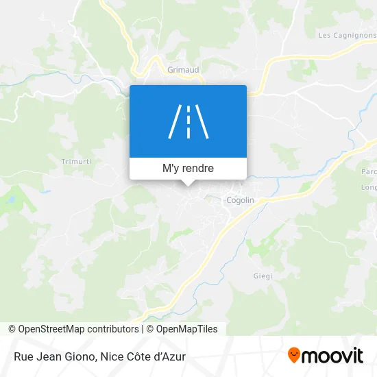 Rue Jean Giono plan