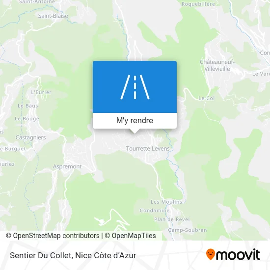 Sentier Du Collet plan