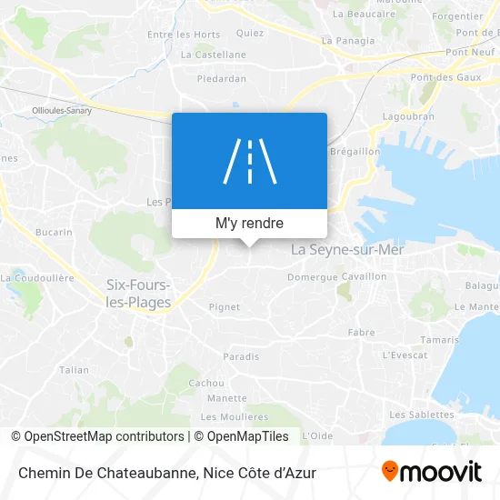 Chemin De Chateaubanne plan