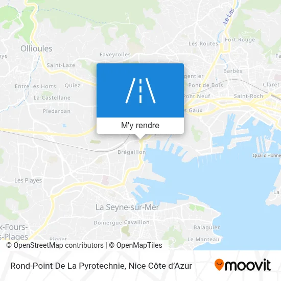 Rond-Point De La Pyrotechnie plan
