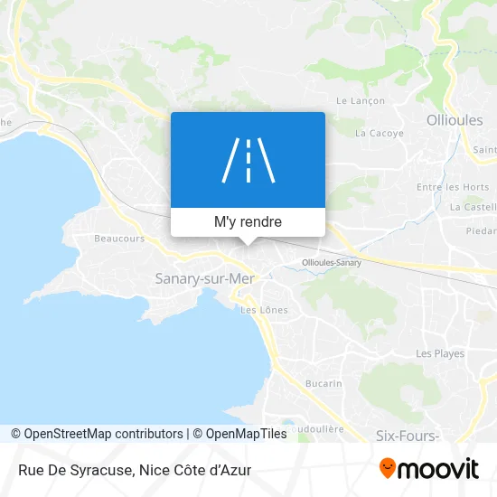 Rue De Syracuse plan