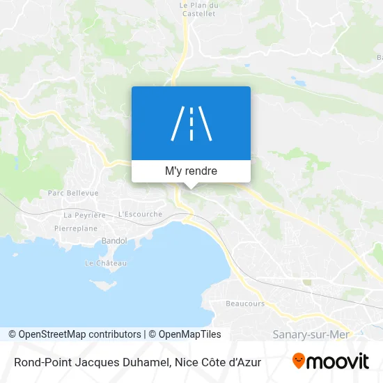 Rond-Point Jacques Duhamel plan