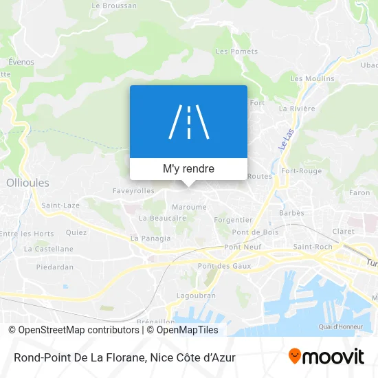 Rond-Point De La Florane plan