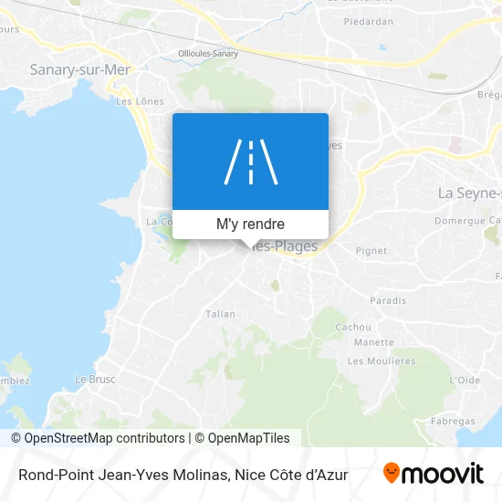 Rond-Point Jean-Yves Molinas plan