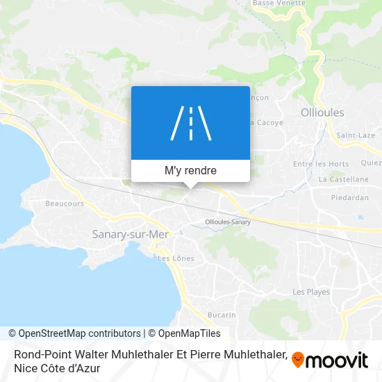 Rond-Point Walter Muhlethaler Et Pierre Muhlethaler plan