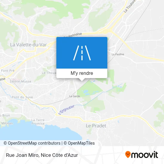 Rue Joan Miro plan