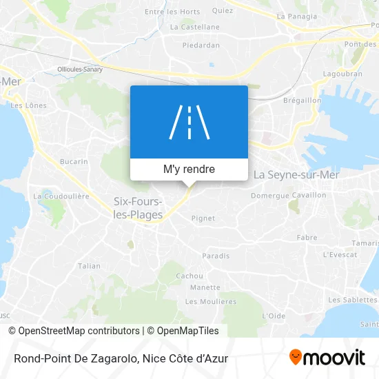 Rond-Point De Zagarolo plan