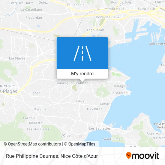 Rue Philippine Daumas plan