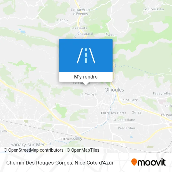 Chemin Des Rouges-Gorges plan