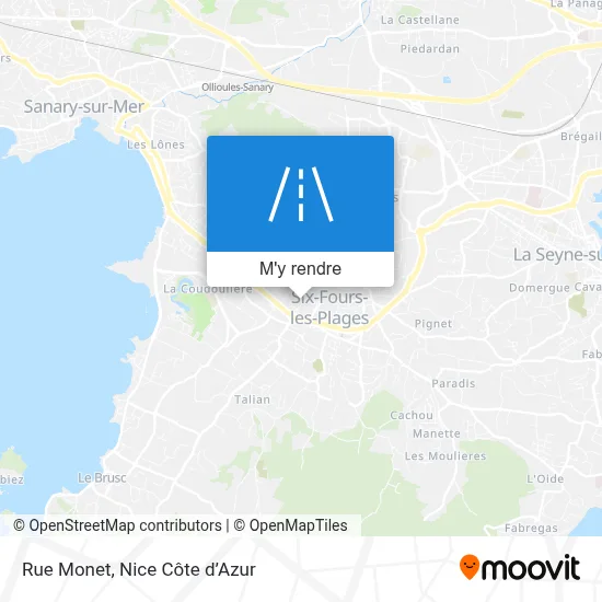 Rue Monet plan