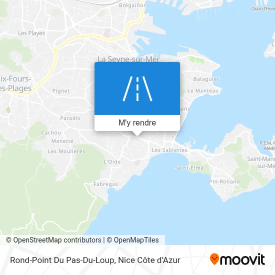 Rond-Point Du Pas-Du-Loup plan