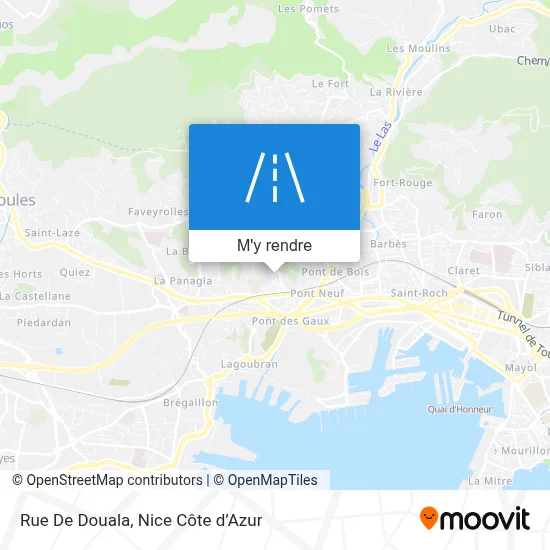 Rue De Douala plan