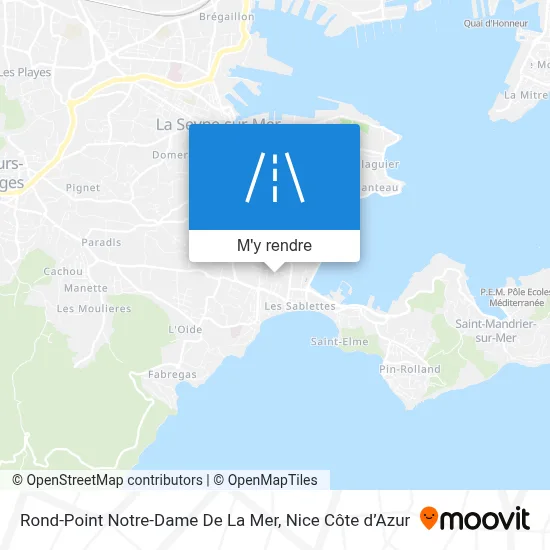 Rond-Point Notre-Dame De La Mer plan