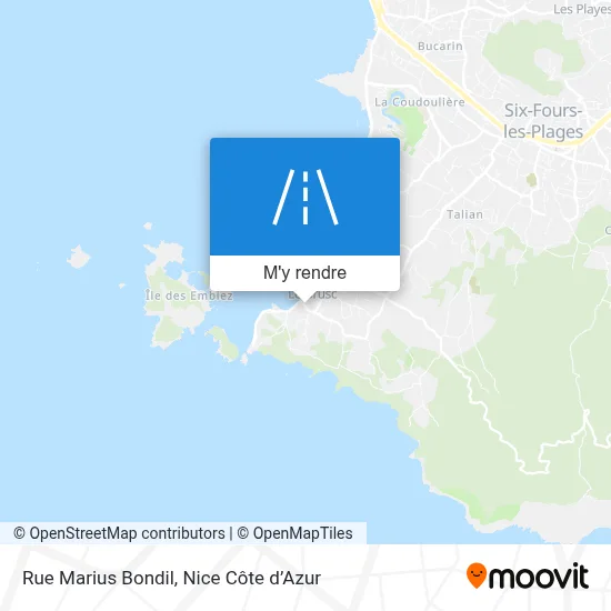 Rue Marius Bondil plan