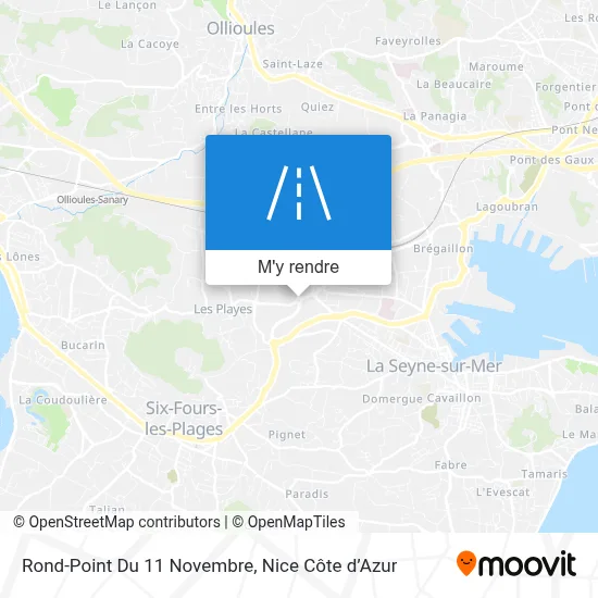 Rond-Point Du 11 Novembre plan
