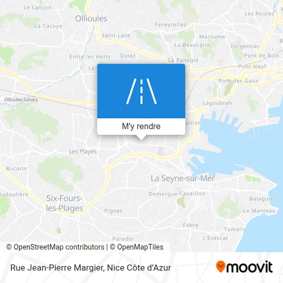 Rue Jean-Pierre Margier plan