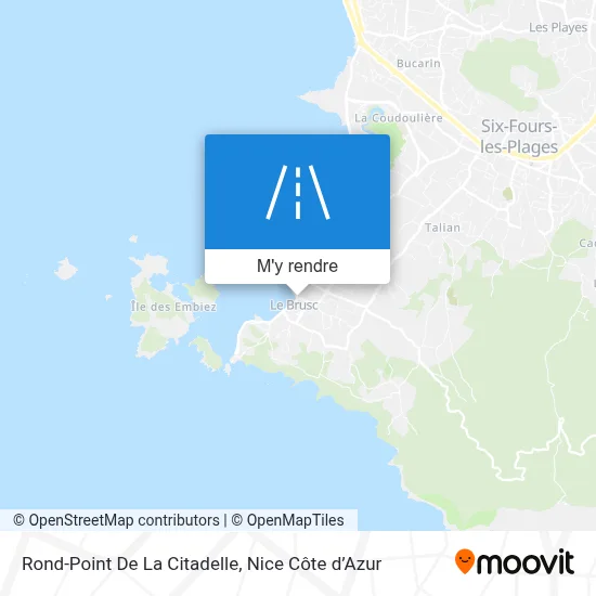 Rond-Point De La Citadelle plan