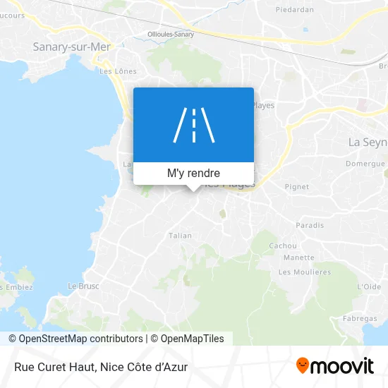 Rue Curet Haut plan