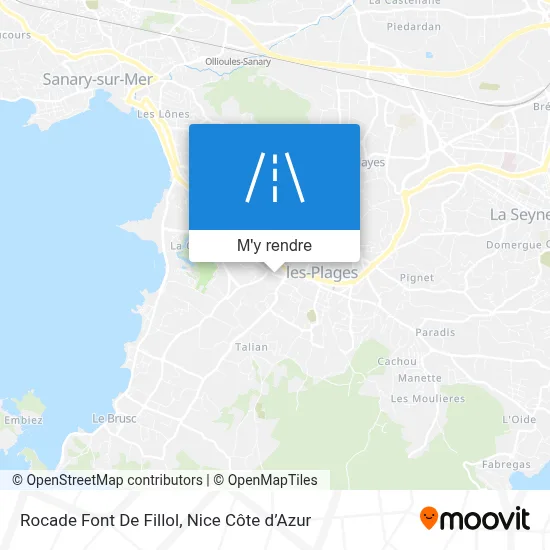Rocade Font De Fillol plan