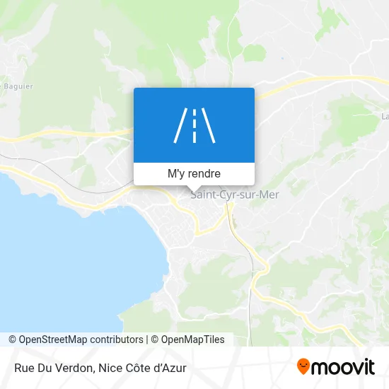 Rue Du Verdon plan