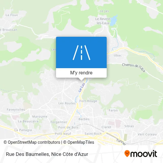 Rue Des Baumelles plan