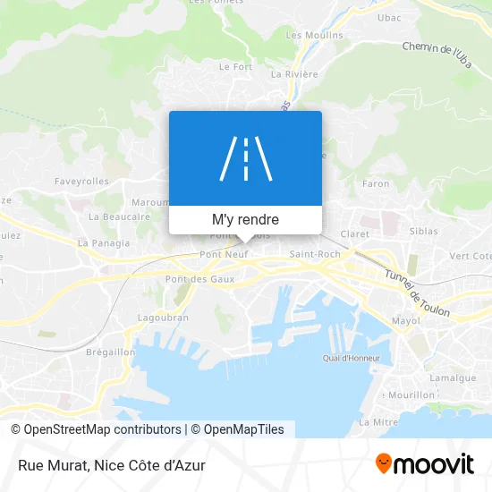 Rue Murat plan