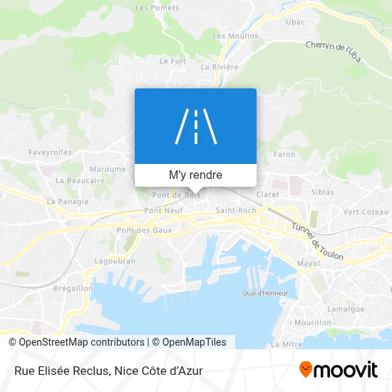 Rue Elisée Reclus plan