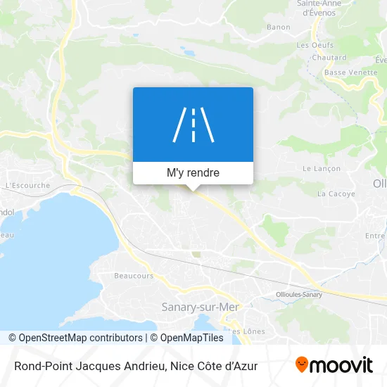 Rond-Point Jacques Andrieu plan