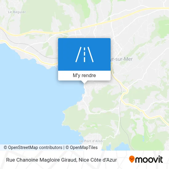 Rue Chanoine Magloire Giraud plan