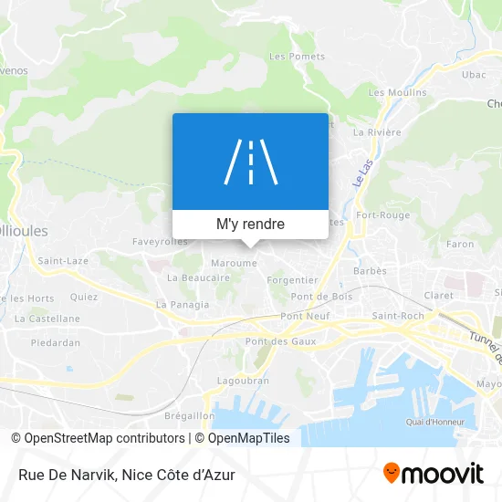 Rue De Narvik plan