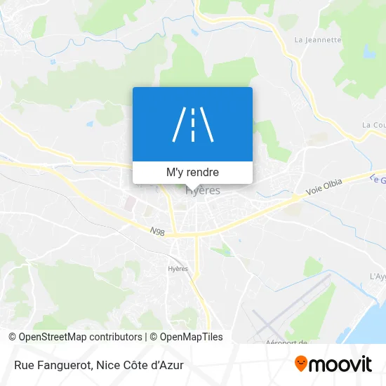 Rue Fanguerot plan