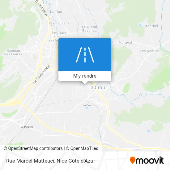 Rue Marcel Matteuci plan