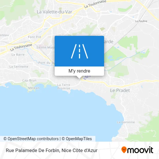 Rue Palamede De Forbin plan