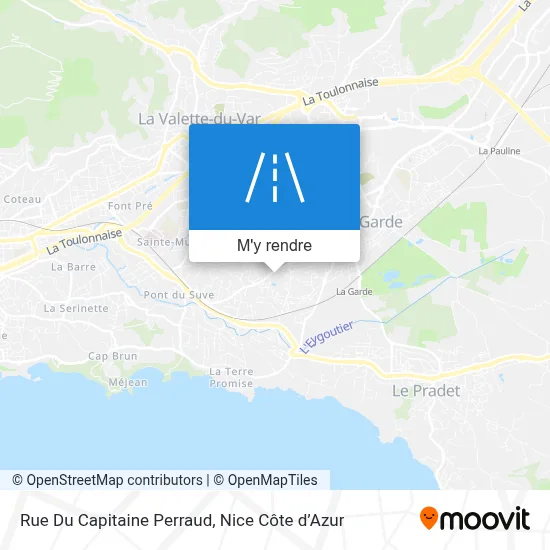 Rue Du Capitaine Perraud plan