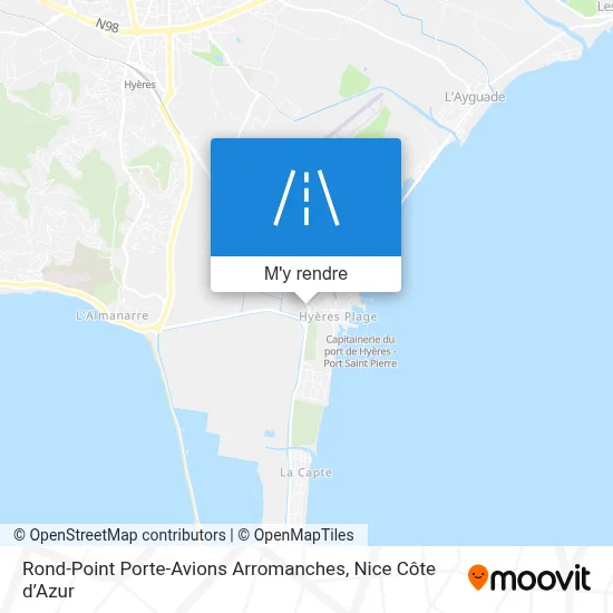 Rond-Point Porte-Avions Arromanches plan