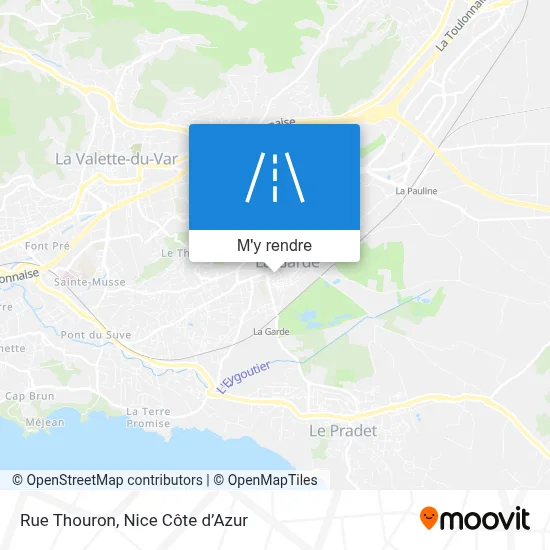 Rue Thouron plan