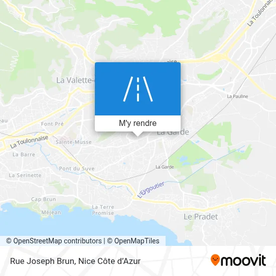 Rue Joseph Brun plan