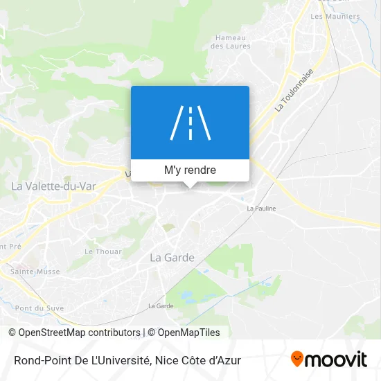 Rond-Point De L'Université plan