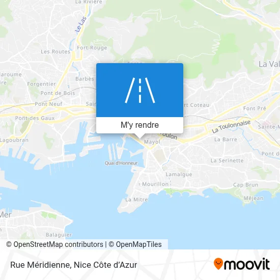 Rue Méridienne plan